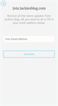 Mobile Screenshot of jackiesblog.com